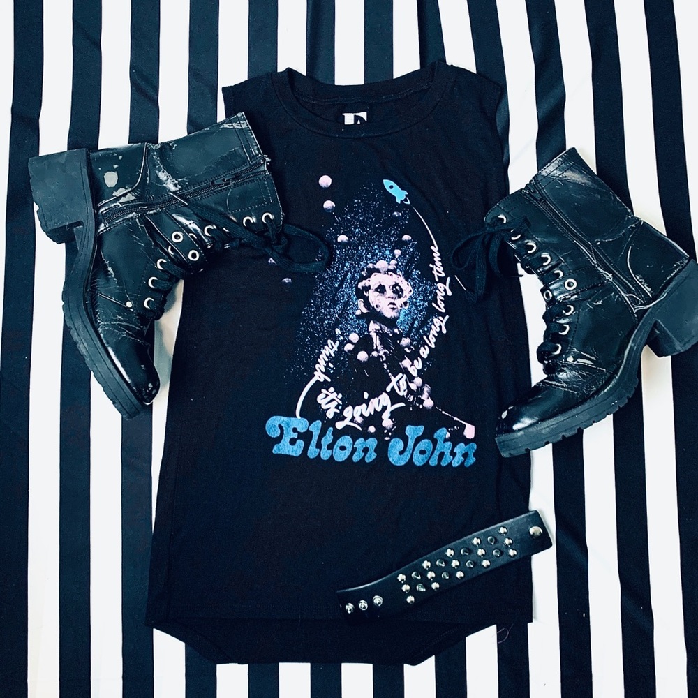 Elton John Sleeveless Top